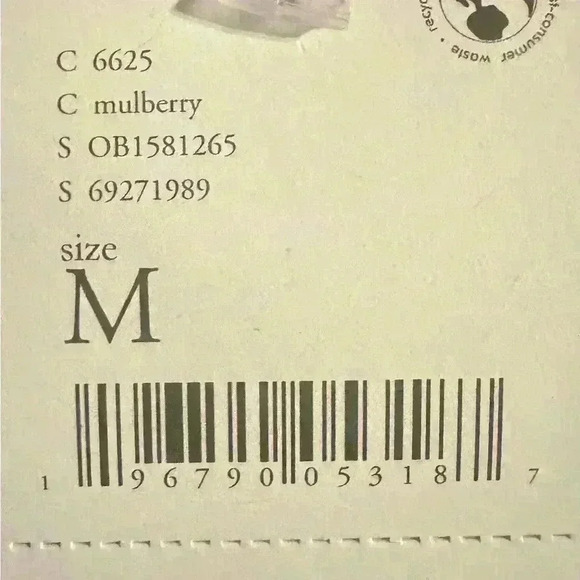 Free People Santa Clara Mulberry NWT MSRP $78 - Picture 7 of 7